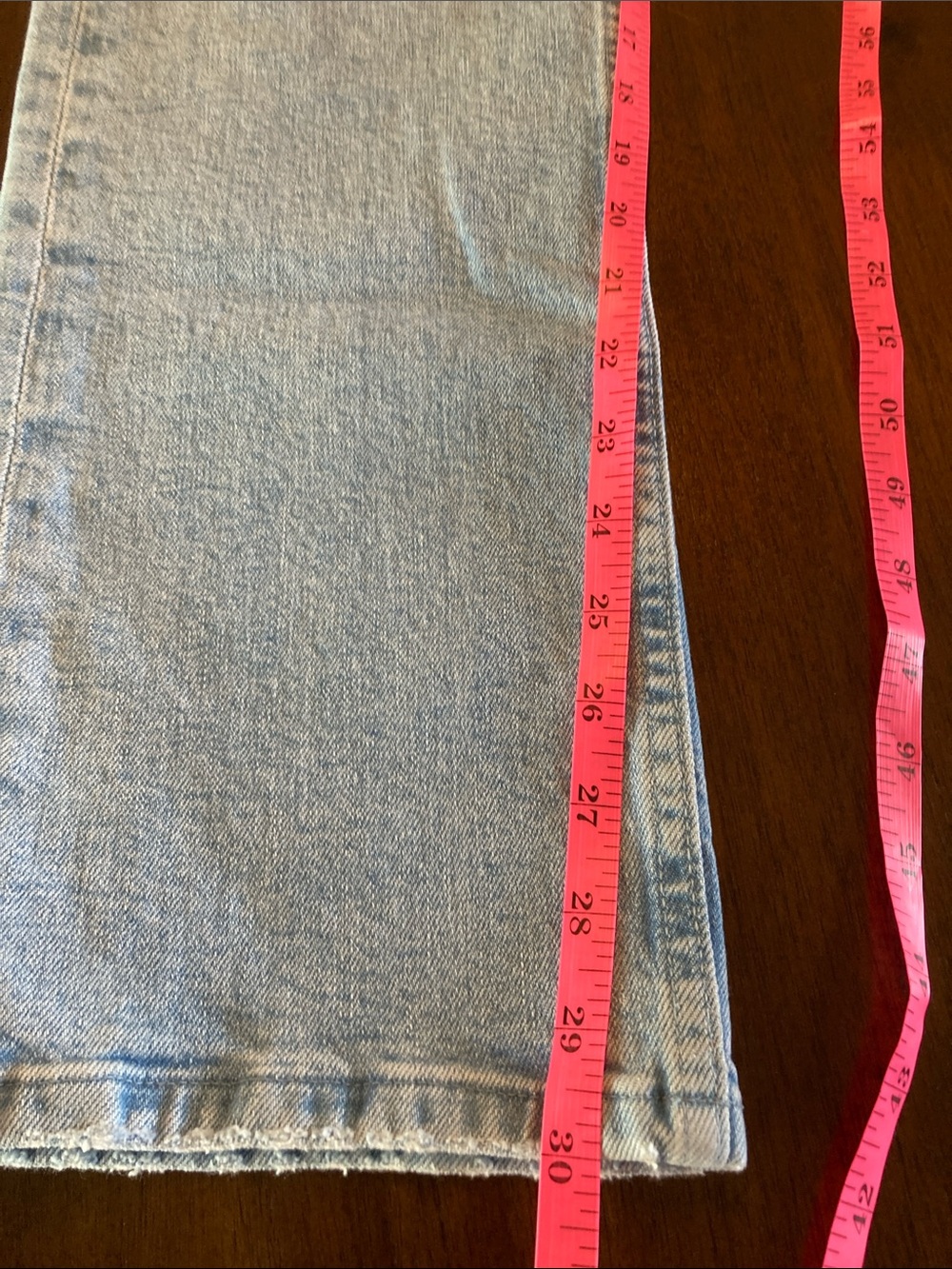 MOTHER The Smarty Pants Skimp dont be a square light blue - Picture 7 of 11